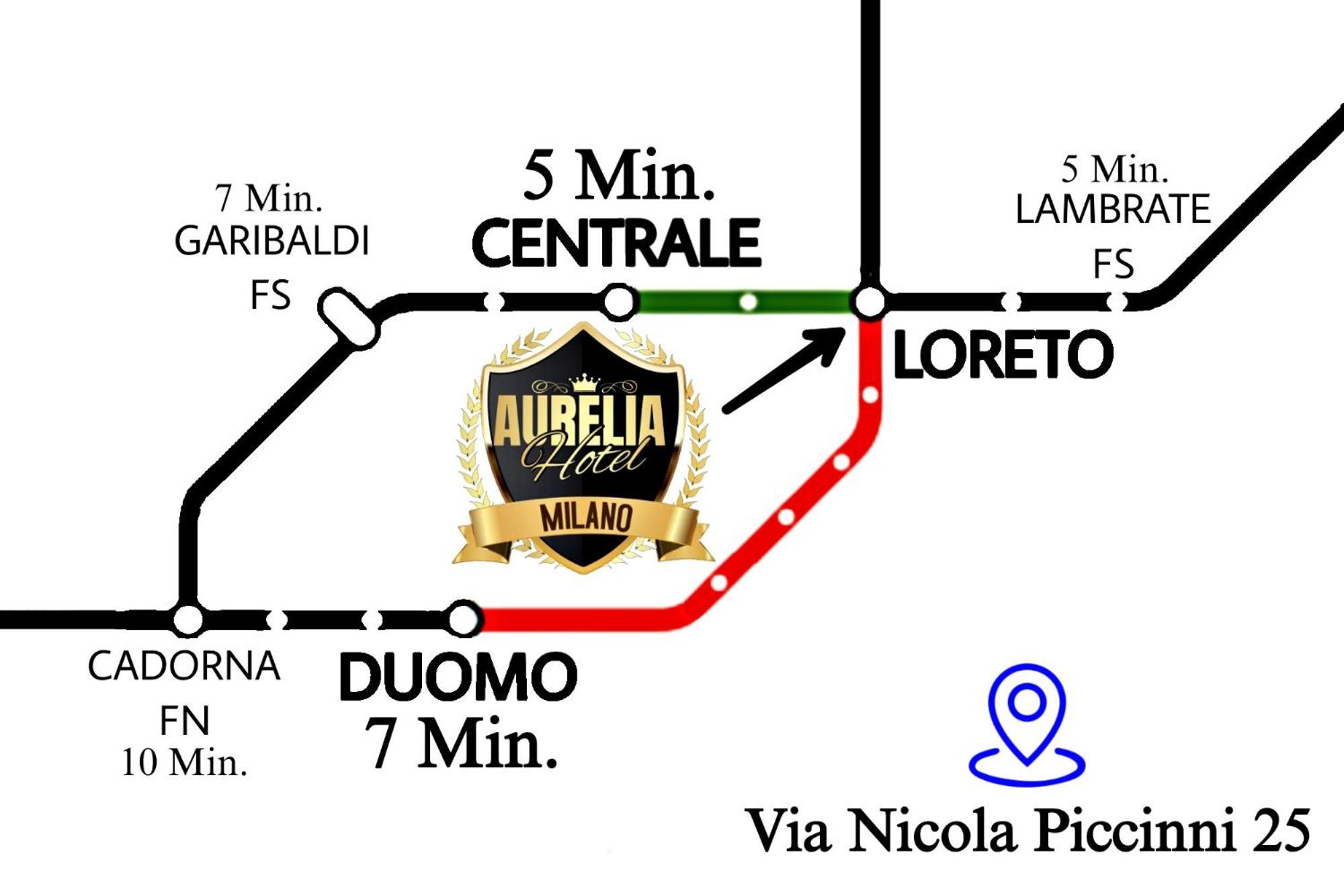 Hotel Aurelia Milano Centrale Экстерьер фото